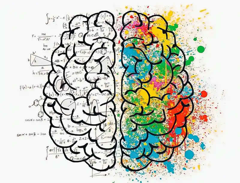 Artistic photo of a brain